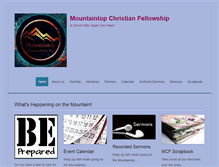 Tablet Screenshot of mountaintopchristianfellowship.org